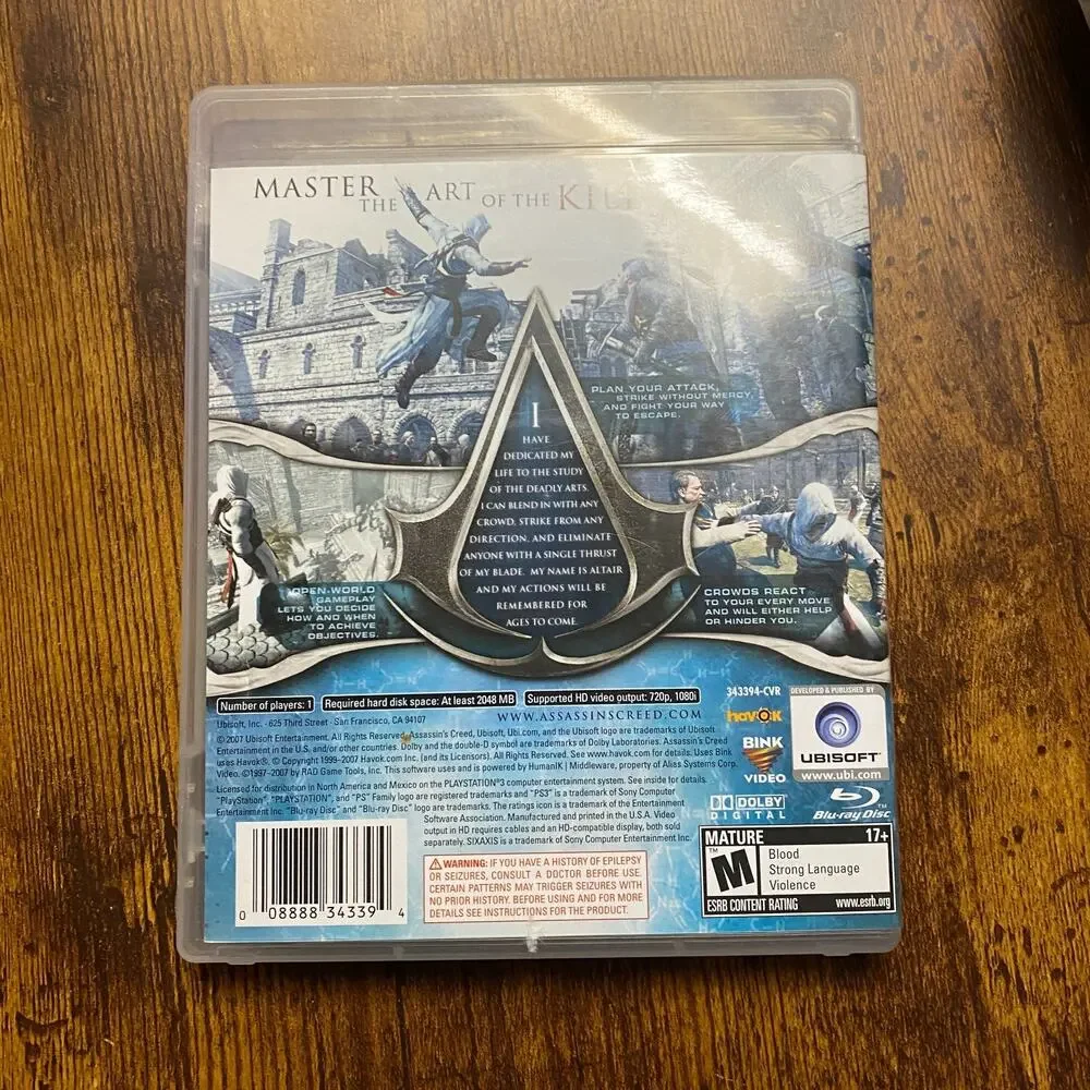 Sony assassin creed